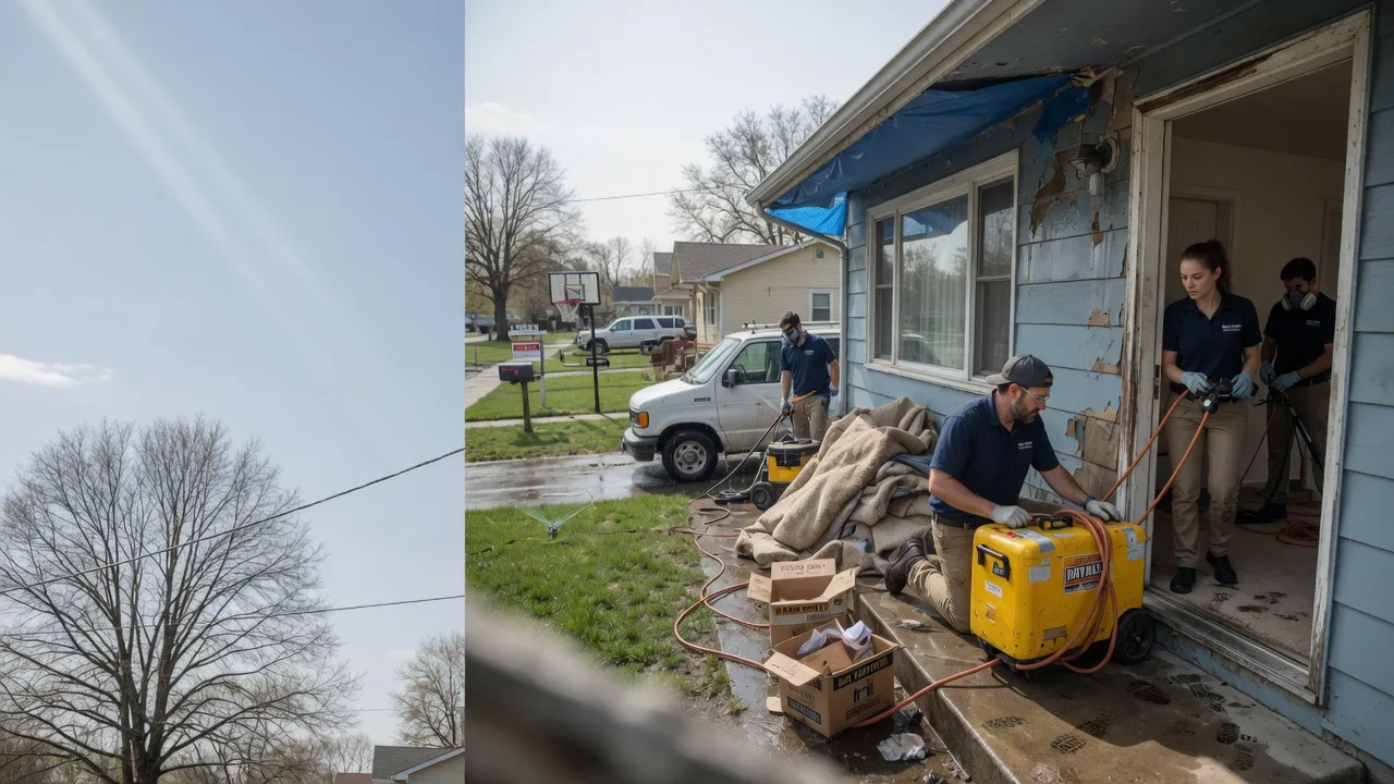 Basement Flood Cleanup in Kenton, OH near me